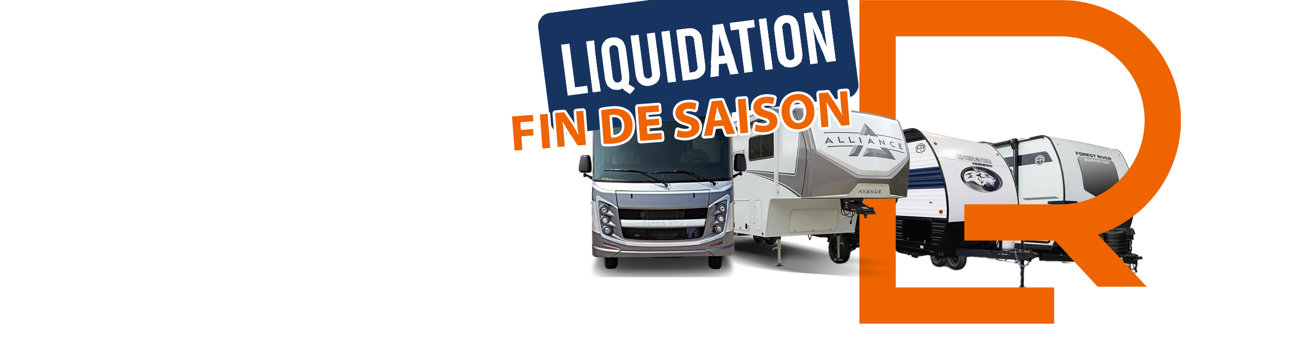 Liquidation VR – Jusqu'à 20 000 $ de rabais!